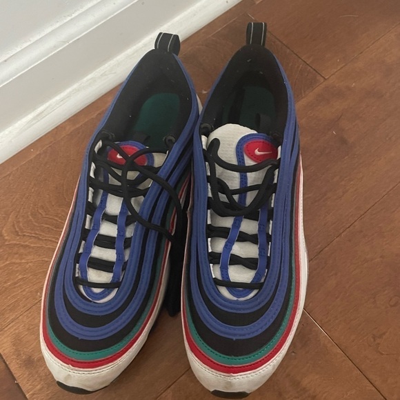 Nike Other - Nike Air Max 97 blue and white size 6.5y
